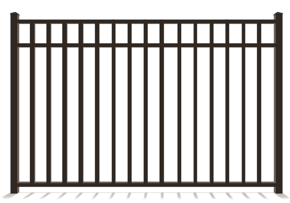 3 rail aluminum fence contractor in Hickory