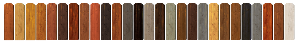 Wood fence stain colors from Expert Stain & Seal