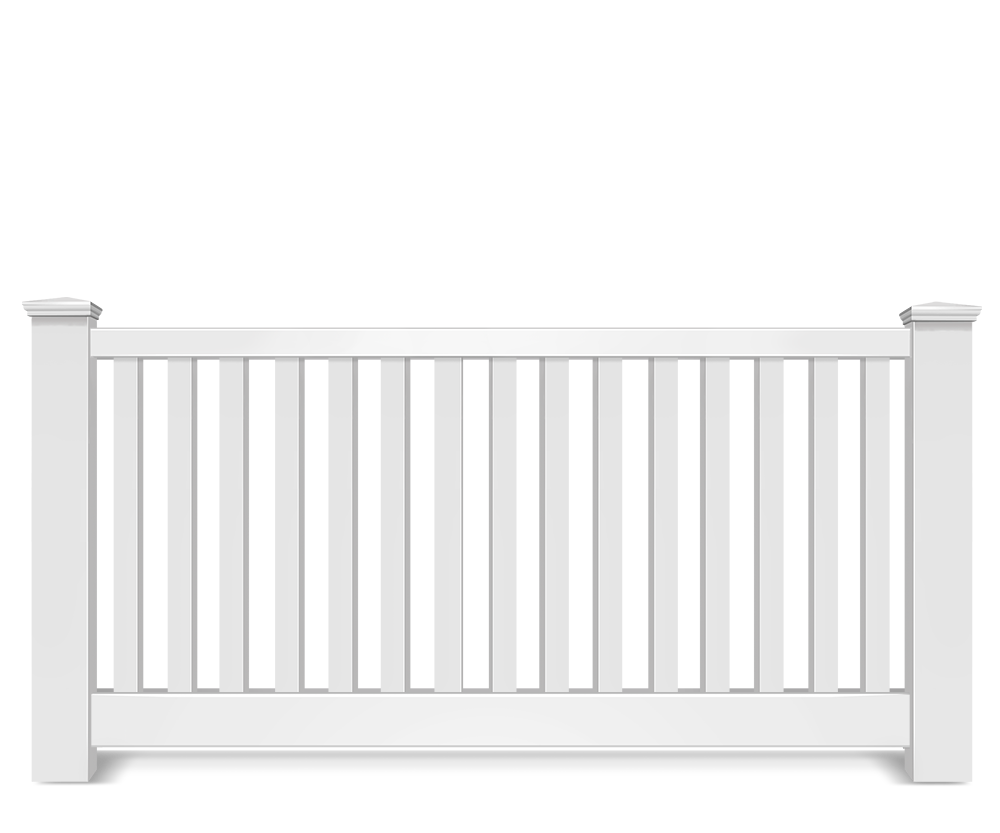 Vinyl picket fence contractor in Hickory