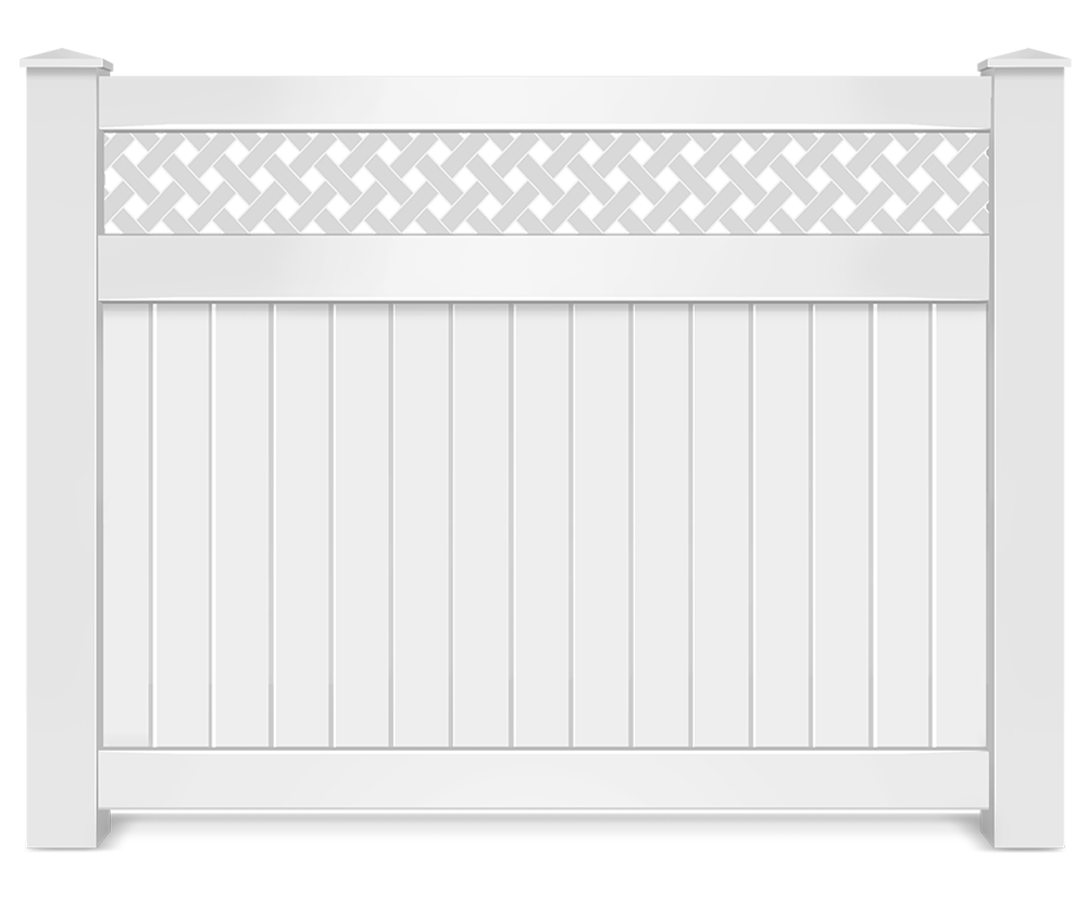 Vinyl decorative fence contractor in Hickory