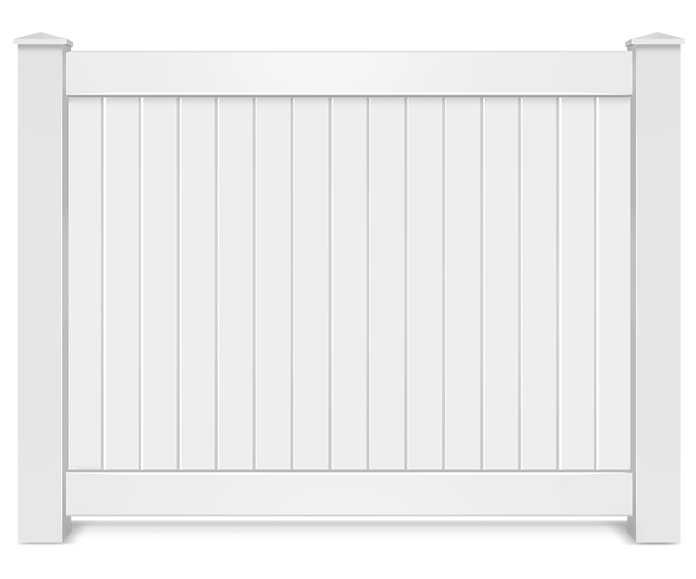 Vinyl full privacy fence contractor in Hickory