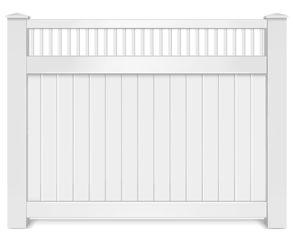 Vinyl decorative fence contractor in Hickory