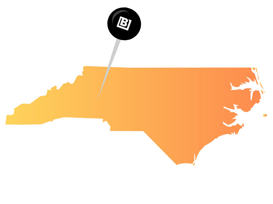 Fence company service area in Hickory