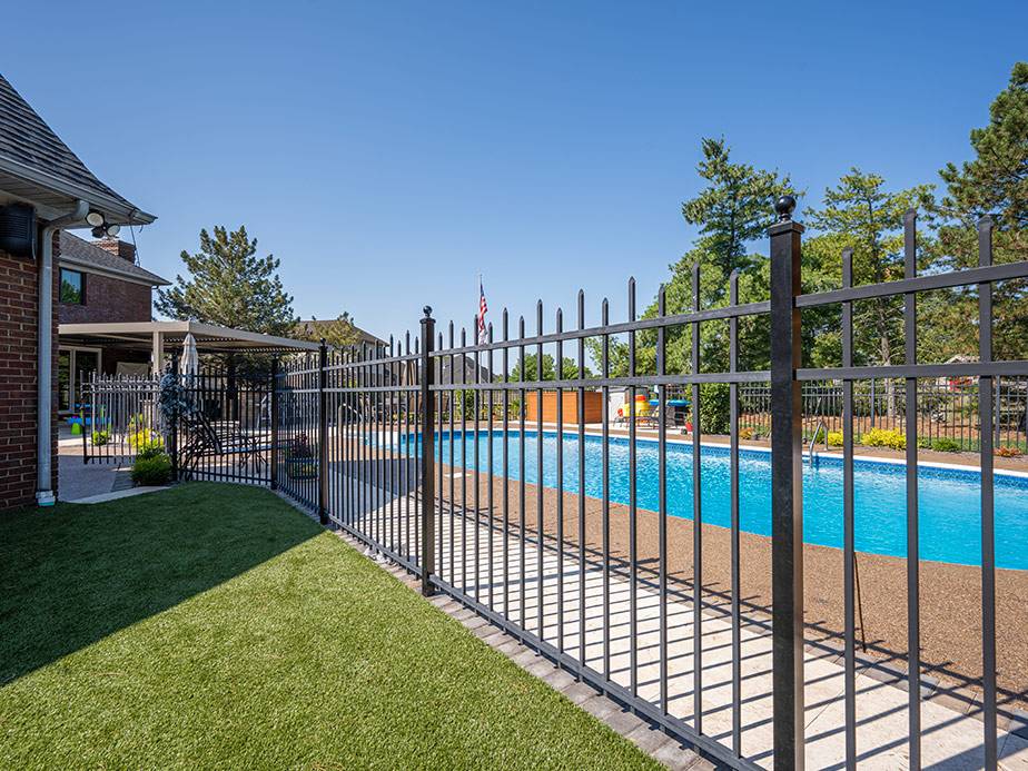 Pool Fence Example in Newton North Carolina