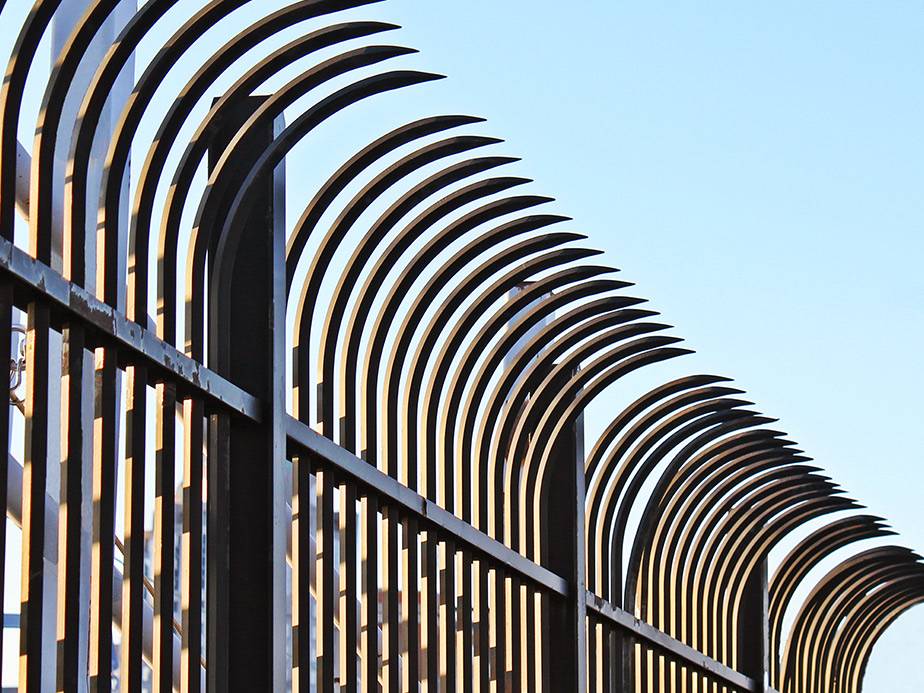 Security Fence Example in Newton North Carolina